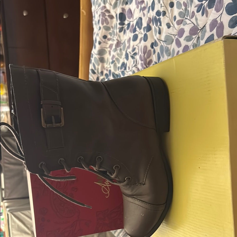 American Rag Brown Lace Up Boots